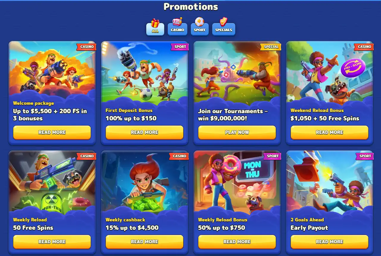 Pistolo Casino Promotions